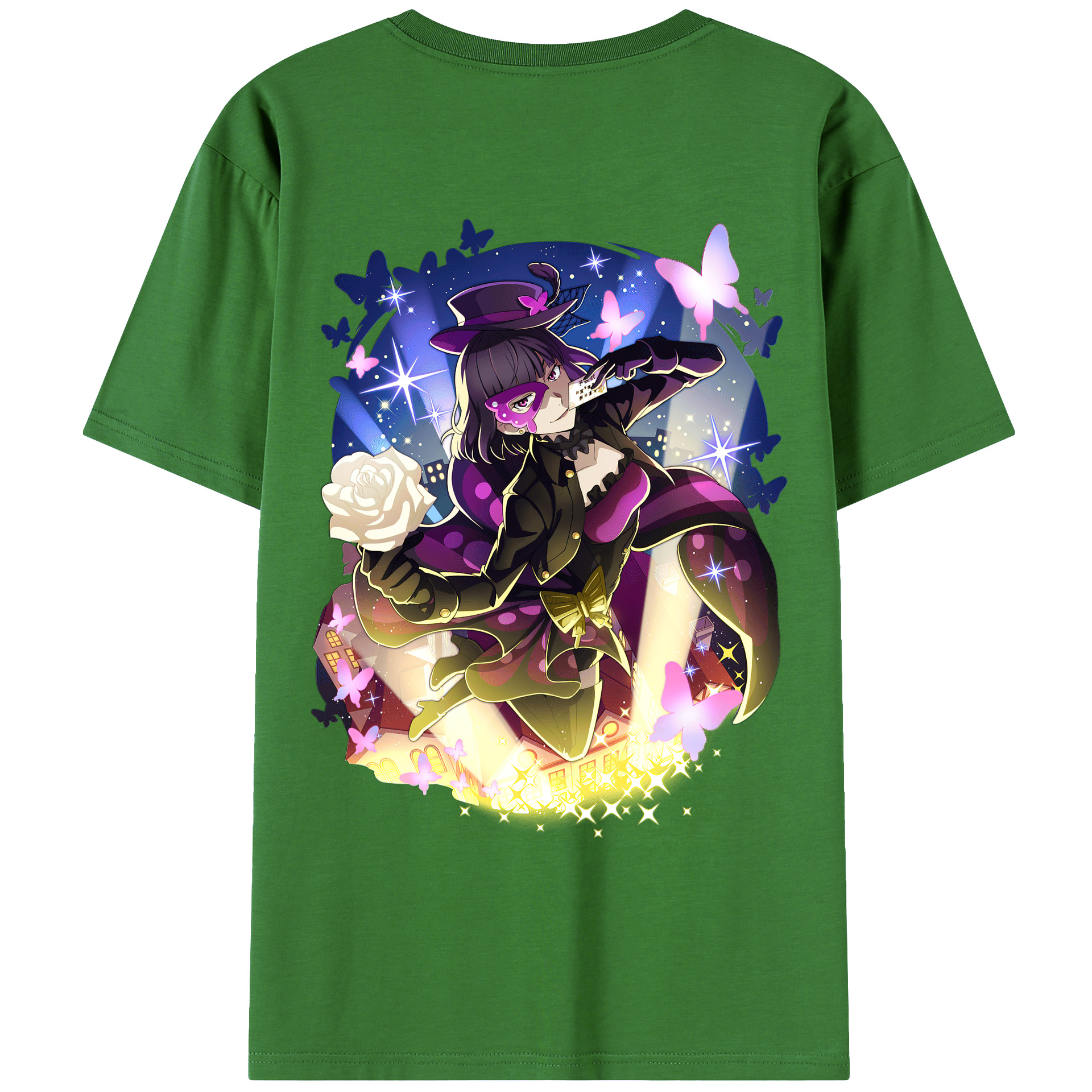（画像用） 文豪ストレイドッグス Bungo Stray Dogs レディース半袖Tシャツ(バックプリント)